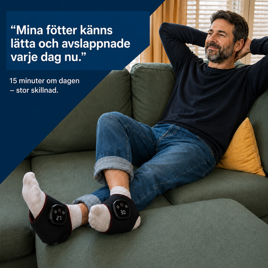 Djupvärmande fotmassage