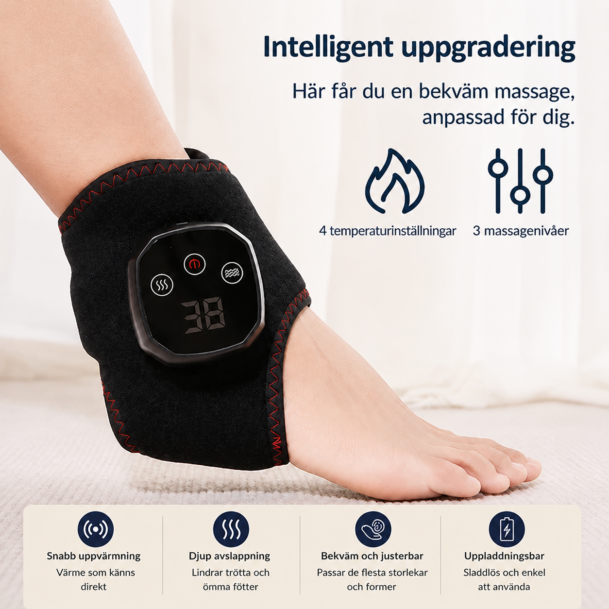 Djupvärmande fotmassage